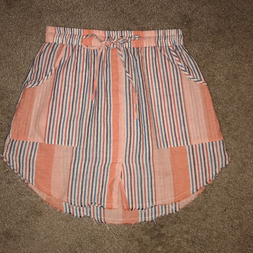Honey Punch striped skirt